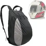 Motorcycle Riding Backpack - Motorcycle Helmet Backpack, Motorcycle Saddle Bag | Motorcycle Backpack Travel Backpack with Adjustable Shoulder Strap, Lightweight Storage Bag for Motorcycle Sports Hole
