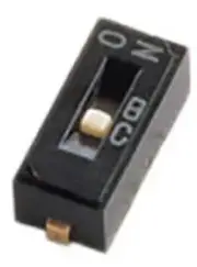 Nidec Copal Electronics DIP SWITCHES 10Pcs 1-Way 500VAC Slide Actuator