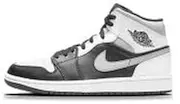 [Nike] Jordan 1 Mid White Shadow Black/Medium Grey-White 554724-073 (Numeric_13)
