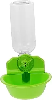 Sosoport Pet Water Fountain Pet Water Dispenser Dog Water Container Pet Feeder Automatic Cat Food Dispenser Automatic Auto Feeder Automatic Dog Feeder Bunny Feeder Dog Water Feeder Green Pp