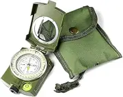 Hiking Compass, Military Compass Tactical Survival Navigation Compass Multifunctional Waterproof Sighting Compass with Pouch, Perfect for Camping Hiking and Other Outdoor Activities