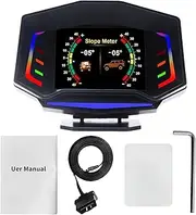 10 Gauge Display - Head-Up Display | GPS Digital ometer Over Alarm Tired Driving Warning Windshield Project for Most Vehicle Kot-au