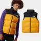 【美國 The North Face】ICON 熱賣款_經典配色透氣保暖鵝絨背心(人道羽絨)/3JQQ-56P 黃 N