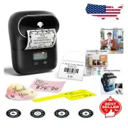 M110 Bluetooth Portable Label Maker - Thermal Barcode Printer for Small Business