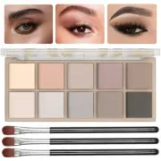 10 Colors Eyeshadow Palette Matte Naked Eye Shadow Makeup,High Pigmented, Nat...