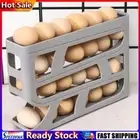 4 Layers Refrigerator Egg Storage Box Space-Saving Durable for Fridge Countertop