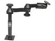 RAM-VP-SW1-47 :: RAM Tele-Pole with 4" And 7" Poles, Double Swing Arms And Round