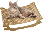 Cat Lounger,Cat Beach Chair - Pet Cooling Recliner Kitten Rocking Sofa for Living Room Balcony Garden Travel Play Window Outdoor Home Apartment Hot Days Shop