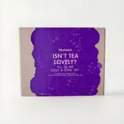 Teavana Isn’t Tea Lovely Set Lavender Creme Loose Leaf Herbal Tea Steep NEW