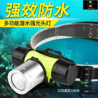 在飛比找蝦皮購物優惠-潛水手電筒 潛水燈 水陸兩用燈具 魚缸燈led防水 黃燈包郵