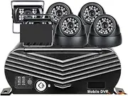 8CH AHD Mobile DVR with 4G GPS WiFi Real Time Surveillance Cyclic Recording +6PCS 2.0MP AHD Camera Bus Hard Disk AHD Video Mdvr (Size : 1 pcs)
