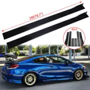 78.7" Side Skirt Extension Spoiler Rocker Panel Lip For Honda Civic HFG,FB Sedan (for: Honda Civic)