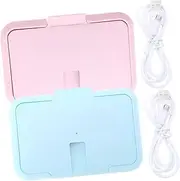 Hohopeti Wet Wipes Warmer Portable Tissue Dispenser Large Capacity Diaper Changing Warmer
