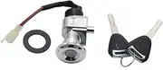 Ignition Key Switches Ignition Key Switch Universal Motorcycle Motorbike Switch Power Lock for Electric Bicycle Scooter Motor Two Wiring Part Ignition Barrel Key Switch