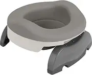 Kalencom Potette Plus Potty Value Pack: 2in1 Potette Plus Portable Potty and Reusable Collapsible Liner for Home Use (White/Gray)