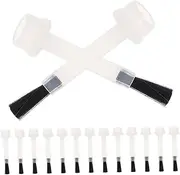 CRILSTYLEO 100pcs Nail Polish Replacement Brush Precision Applicator for Gel and Polish Ergonomic Design for Easy Nail Art Application for Beginners and Professionals