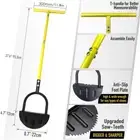 Manual Steel Edger Lawn Shovel Half Moon Lawn Edger Spade with T-Grip Handle Gar