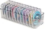Press Nail Storage Box - Jewelry Dustproof Display Holder - False Nails Organizer Case for Earrings, Rings, Necklaces