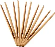 QUMIIRITY 5Pcs Wooden Tweezers Fine Motor Skills Training Tool for Educational for Grip and Play for Sorting Counting and Bead Puzzle Activities