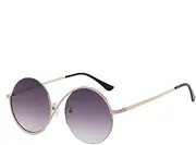 [Generic] UV Protection Eyeglass | Stylish Women UV Protection Retro Glasses,Stylish Chic Round Frame Eyeglass for Driving, Fishing, Hiking, Walking, Climbing