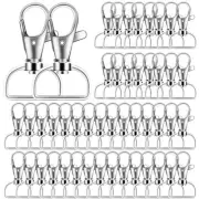 40PCS Swivel Snap Hooks, Premium Lanyard Snap Hook for Lanyard and Sewing Pro...