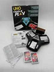 UNO !Card Game Triple Play Stealth Limited Run Light Sound Timer Tested Works
