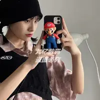 在飛比找蝦皮購物優惠-Cartoon Mario Doll Apple 12 Ph