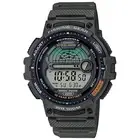 Casio Men's Solar-Powered Digital Watch with Green Strap- WS-1200H-3AV