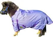 RUMANI CONQUEST Lavender 1200D WATERPROOF RAINSHEET Turnout MINIATURE HORSE RUG