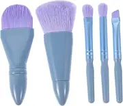 ADOCARN Makeup Brush Set for Women Portable Travel Makeup Brush Kit Bristles Foundation Blush Eyeshadow
