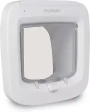 Microchip Activated Cat Flap, Exclusive Entry, Easy Install, 4-Way Manual Lockin