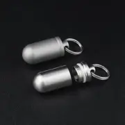 EDC Mini PureTitanium Waterproof Case Box Sealed Storage Outdoor Pill Container