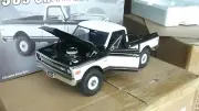 1969 CHEVROLET K10 4X4 PICKUP TRUCK CLASSIC BLACK WHITE ACME 1:18 A1807219 GMP