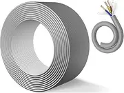 0.15mm² Oxygen-Free Refined Copper Nitrile Polyvinyl Chloride 30-100ft Highly Flexible Drag Chain Cable TRVV3 Core 0.2/0.5 Square Robot Tank Drag Chain Cable Suitable for Robots(30FT,3C-0.15mm²)