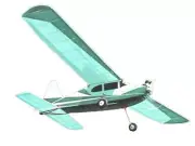 Krackerjac High Wing 32" WS R/C Airplane Laser Cut Balsa Ply Short Kit W/ Plans
