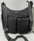 Baggallini NEW!!! EVERYWHERE RFID GREY Crossbody Zip Gray Hobo Cargo Everyplace