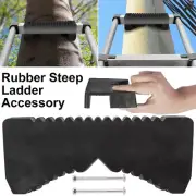 Rubber Steep Ladder Accessory Ladder Stabilizer with 2 Screws Ladder Rail--
