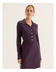 [Review] Novella Cardigan in Shadow Purple