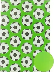 Birthday Football Wrapping Paper - Birthday Wrapping Paper for Him - Boys Football Wrapping Paper