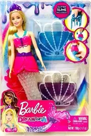 Mattel Barbie You Can Be Anything Dreamtopia Glitter Slime Mermaid Doll Age 3 Up