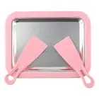 Instant Rolled Ice Cream Maker Pan Machine Yogurt Sorbet with 2 Spatulas