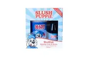 Slush Puppie Making Cup and Blue Raspberry Syrup Frozen Cold Drink Set w Straw