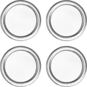 Plastic O Rings 4Pcs 2-1/4" Clear Color DIY Crochet Ring Circle Hook Craft Tool