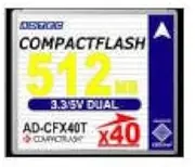 Adtec AD-CFX40T512 Compact Flash Card 512MB