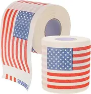 VALICLUD American Flag Roll Paper Rolls of Decorative Tissue Paper for Bathroom Kitchen