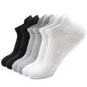 3 Pairs Men Athletic Running Socks Low Cut Sports Socks Breathable Casual Socks