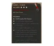 Diablo 4 S8 Howl From Below 3GA 76% Unique Gloves Necromancer Gear Equipment