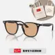 【RayBan 雷朋】經典方形膠框太陽眼鏡(RB4258F-601/93 52mm)