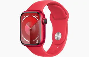 【Apple官方直送】【10個工作天出貨】 Apple Watch Series 9 (S9) GPS (41mm) 鋁金屬錶框+運動錶帶