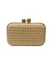 NEW Tommy Bahama Rattan/Wicker Clutch with Removable Strap